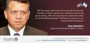 Famous Quotes About Israel : King-Abdullah-II: Mike Evans : Jerusalem ...