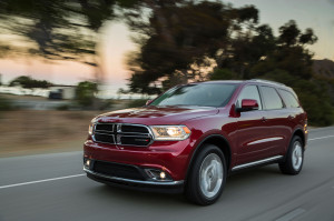 2014 Dodge Durango Limited Drivers Side In Motion