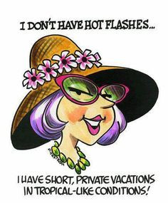 ... growing older tropical vacations hotflash funny stuff tropical beach