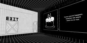 The main menu of Antichamber is an odd one.