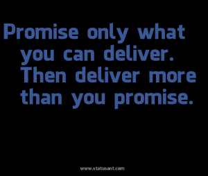 Never explain. Your friends do not need it and your enemies will not ...