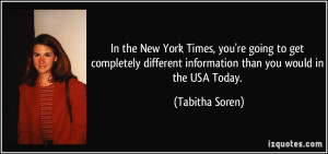 More Tabitha Soren Quotes