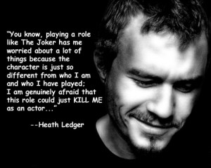 Heath Ledger - Prophet of Doom.