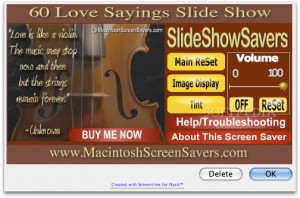60 Love Sayings Slide Show - You can customize the screen saver's ...