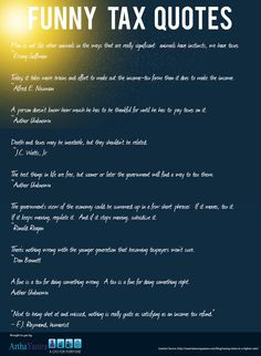 Its tax times! Some funny tax quotes that will tickle you!