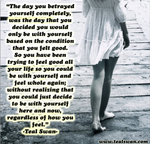 Self Betrayal Quote