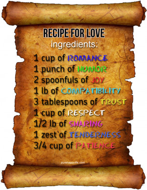 Love Recipe Quotes