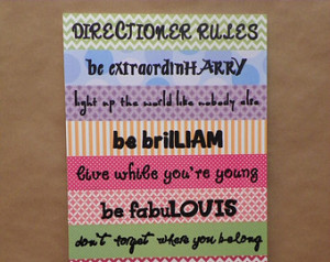 One Direction Wall Stickers