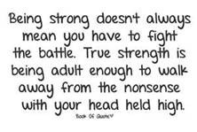 Meaning of being strong.