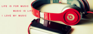 .com provides 'Life is for music' quotes Facebook timeline cover ...