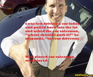 Used Car Salesman Funny