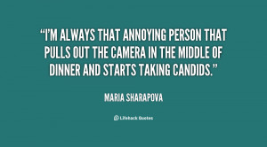 always that annoying person that pulls out the camera in the ...