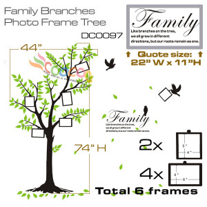 download this Life Begins Quote Love Birds Tree Branches Wall Sticker ...