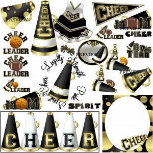 Cheer Black and Gold