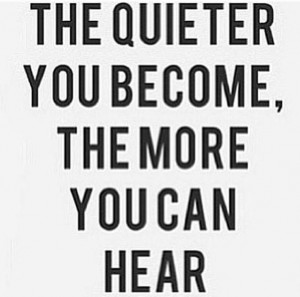 Quietness and Hearing