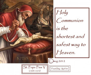 Feast Day: Pope St. Pius V