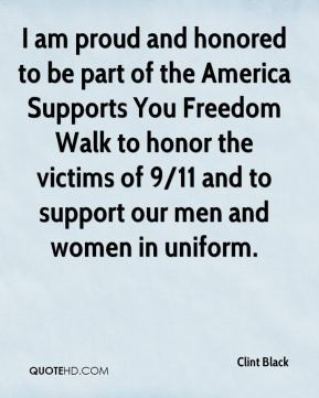 am proud and honored to be part of the America Supports You Freedom ...