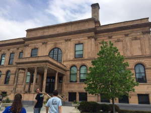 Exterior view of the historic building that houses World Food Prize ...