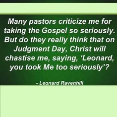 Leonard Ravenhill quote