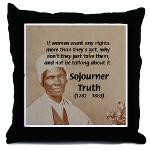 Feminist Sojourner Truth Throw Pillow