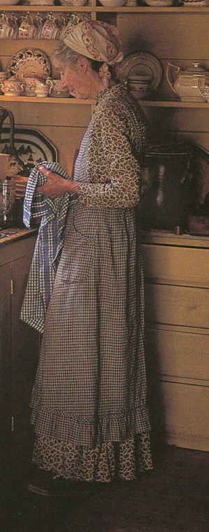 Tasha Tudor always wore an apron at home. (No link, but love this ...
