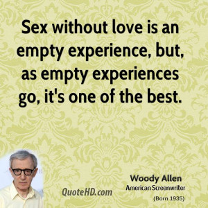 Woody Allen Sex Quotes