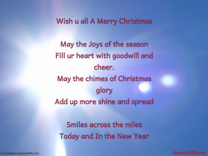 Smiles across the miles Today and In the New Year...
