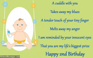 Cute Second birthday Card