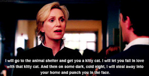 ... the Government of a Small Island-Nation: Sue Sylvester (Jane Lynch