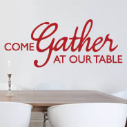Gather quote decals