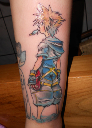 Sora - Kingdom Hearts Tattoo by NagizumaHimegawa