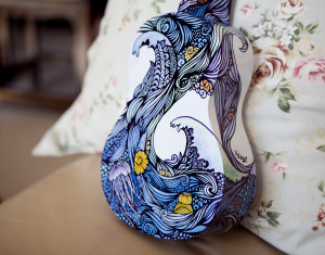 Ukulele Design - The Sea - Back by vivsters