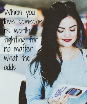 Lucy Hale + PLL Quote by PrincessOfImaginatn