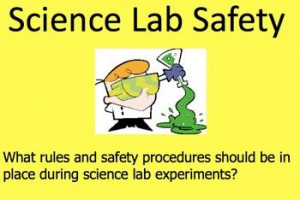 ... file contains material for middle school science lessons on lab safety