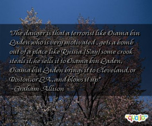 The danger is that a terrorist like