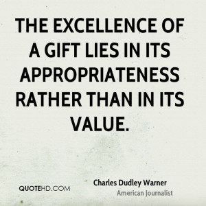 Charles Dudley Warner Christmas Quotes