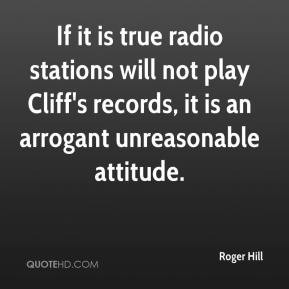If it is true radio stations will not play Cliff's records, it is an ...