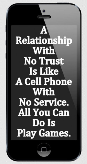 relationship with no trust