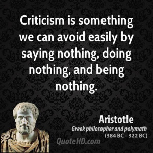 ... can avoid easily by saying nothing, doing nothing, and being nothing