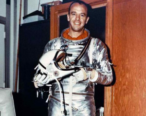 Alan Shepard prepares for his historic flight on May 5, 1961. Credit ...
