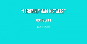 Made Mistakes Quotes