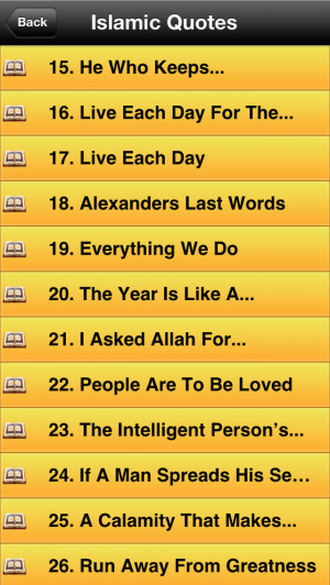 Screenshots of Good Islamic Quotes Free