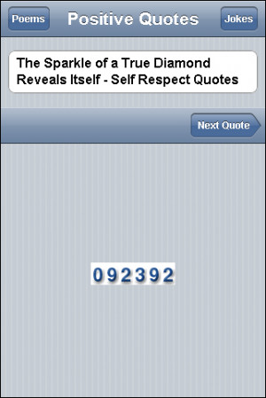 Positive Quotes Free iPhone App