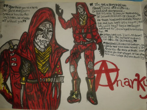 Batman Anarky and quotes from Arkham origins game. by DeviantEvalewin