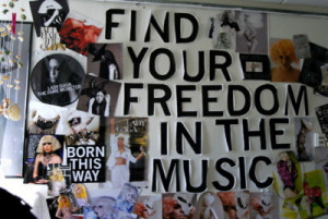born this way, lady gaga, music, poster, quote