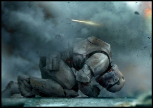 Action Packed Stormtrooper STAR WARS Art - Fire Assault