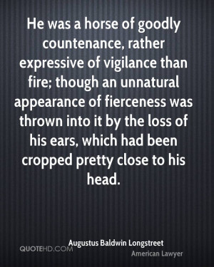 , rather expressive of vigilance than fire; though an unnatural ...