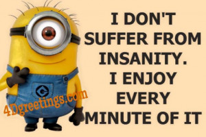 Awesome minion quote