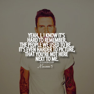 Maroon 5 Quotes Tumblr