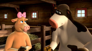 BARNYARD, Daisy (voiced by Courteney Cox), Otis (voiced by Kevin James ...